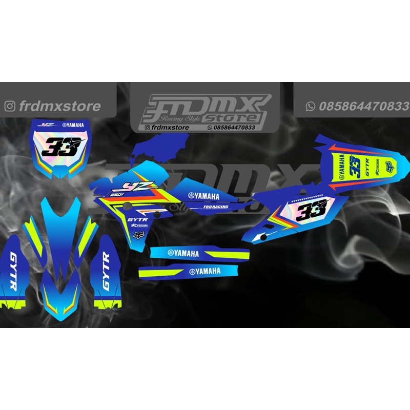 Decal Custome Yz250X 250 f New