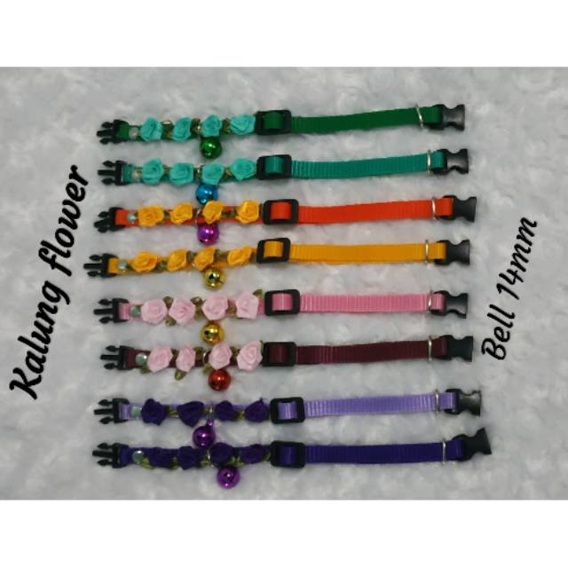 Kalung kucing flower