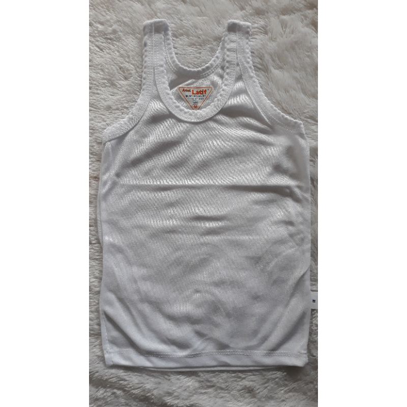 Singlet Arizal Latif - Kaos Oblong Putih - Anak - size M,L,XL,3L,4L,5L,6L