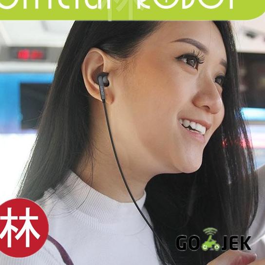 Robot RE601 Flat Wired Earphone Lightweight Design