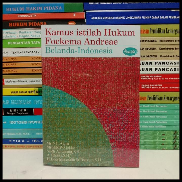 Kamus Istilah Hukum Fockema Andreae Belanda-Indonesia | Daisy