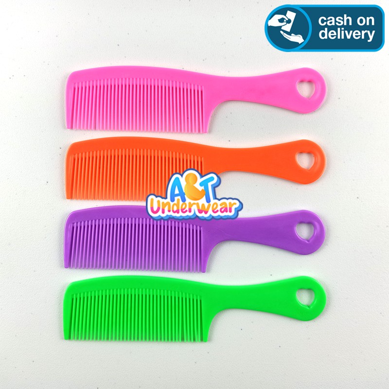 AT215-Sisir Rambut Polos Warna Warni