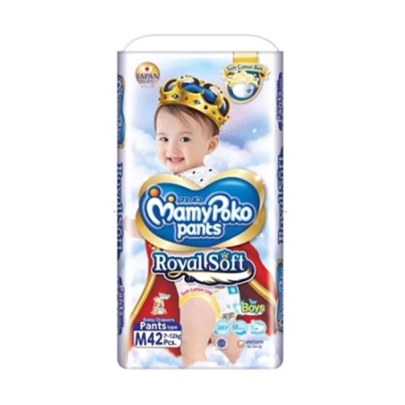 MAMYPOKO PANTS ROYAL SOFT PANTS S46 M42 L34 XL30 XXL24 BOYS GIRLS