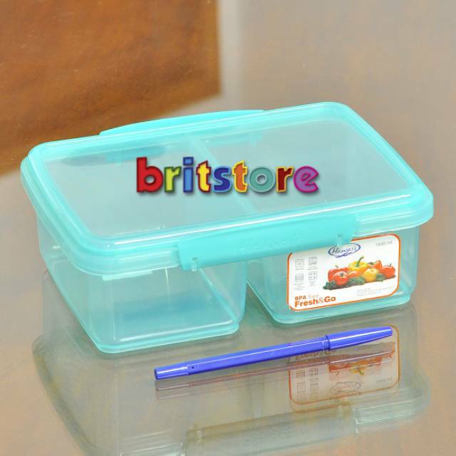 Hawaii Fresh & Go Sealware 8441 1840ml/ Food Storage/ Kotak Penyimpan Makanan/ Kotak Plastik Sekat 2