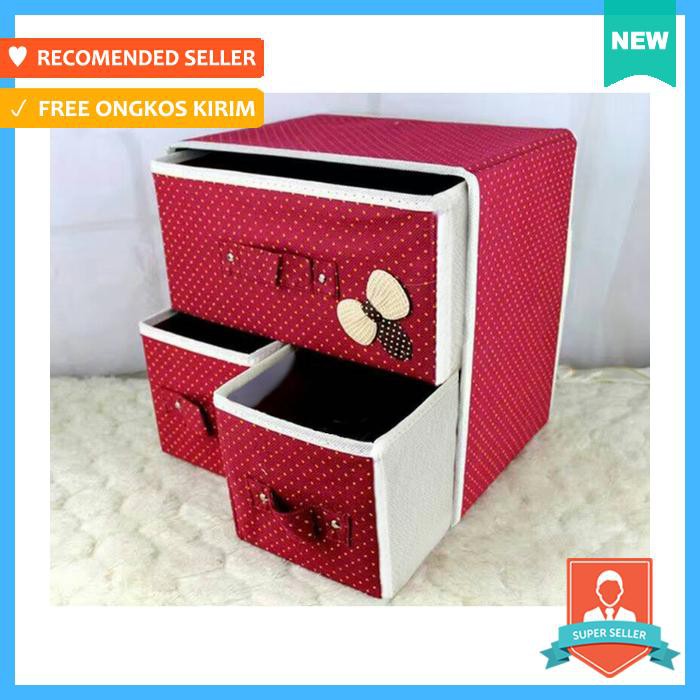 Kotak laci tempat penyimpanan celana dalam bra rak panties organizer - kotak karton