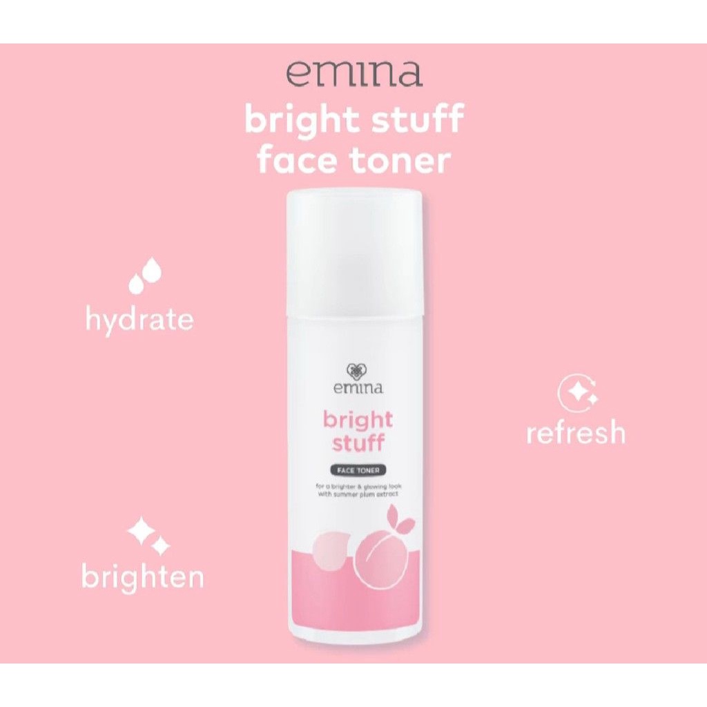 Emina Bright Stuff Face Toner 100 ml / Emina Bright Stuff Series / Emina Bright Stuff