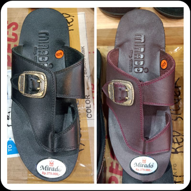 Sandal Pria Mirado 525 Kulit Asli Sendal Kulit Mirado Original