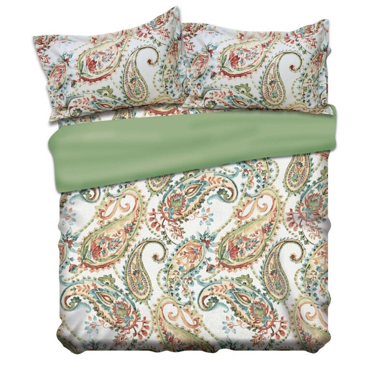 Sprei Elegance Cashmeera Ethnic Green / Sprei Elegance Motif Etnik Hijau