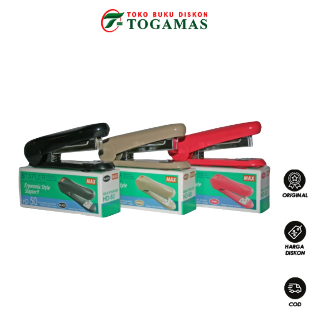

SIAP KIRIM !! STAPLER HD-50 MAX NEW WARNA