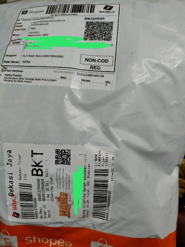 Kamandanu Blue Kemeja Batik Pria Lengan Panjang By Batik Anjani