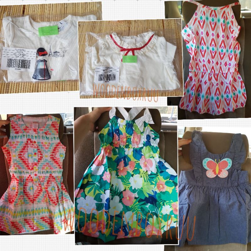Atasan/ Dress/ Jumper/ Romper/ Kaos anak perempuan Janie and Jack/ Gymboree 12-18month 3 4 5 6 Tahun