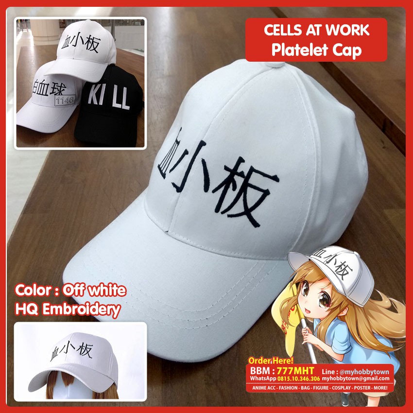 Topi Hataraku Saibo - Cells At Work - Platelet Trombosit Chan