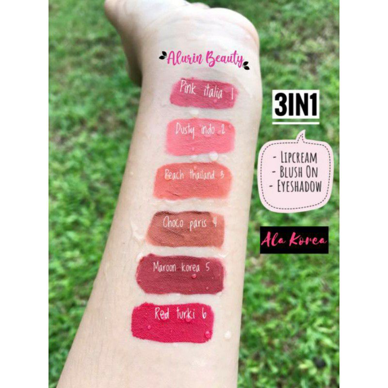 LIPCREAM ALURIN BEAUTY