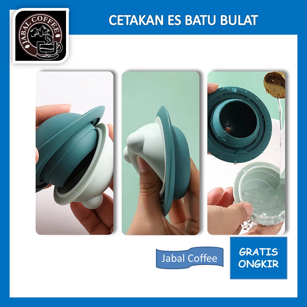 Cetakan Puding Dan Es Batu Cetakan Es Batu Bulat Silicone Bentuk UFO Alat Pencetak Puding Cokelat