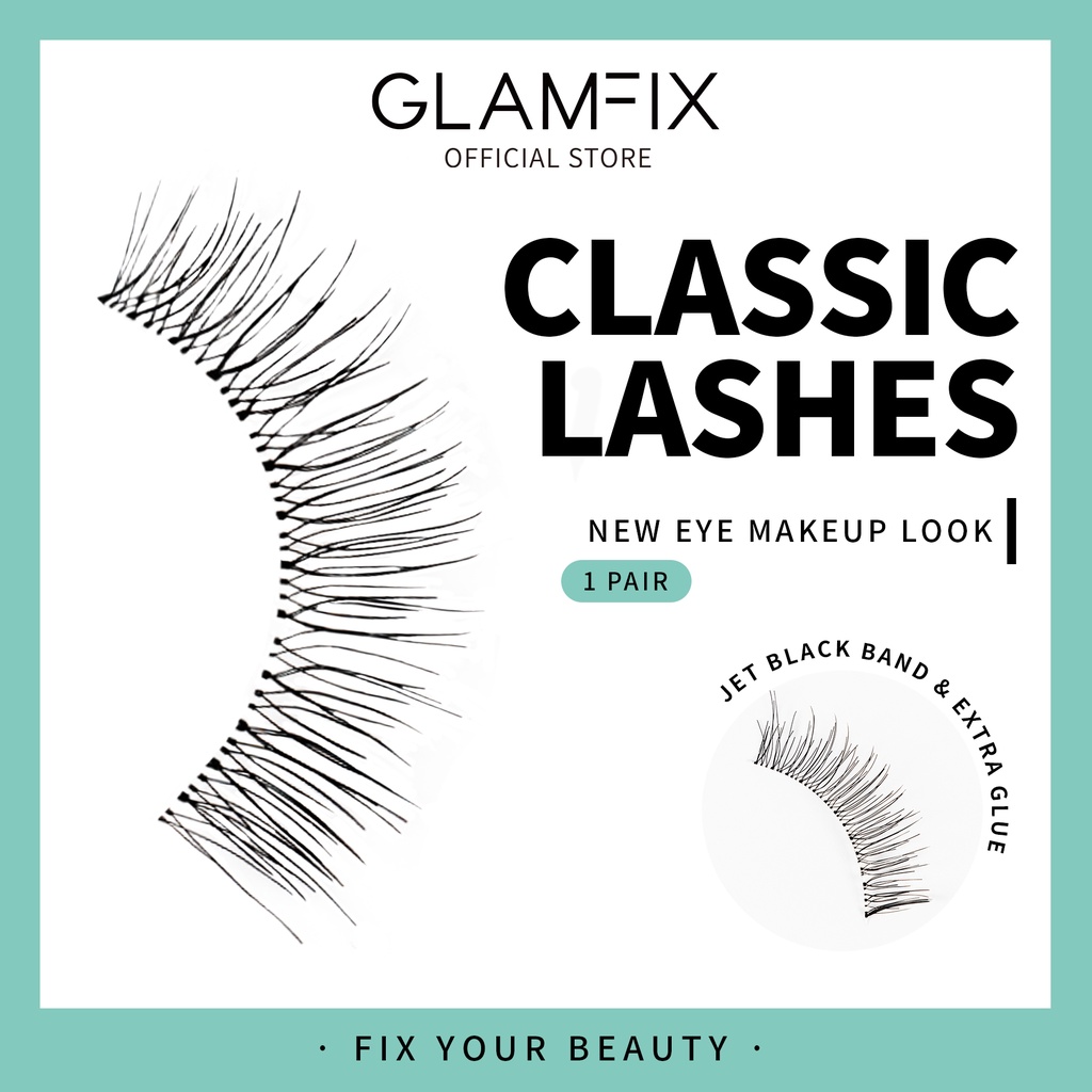 GLAMFIX Perfect Blink Lashes Classic _ Bulu Mata Palsu | GLAM FIX Alat Kecantikan Makeup by YOU