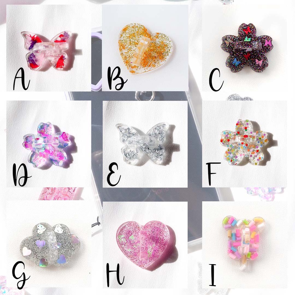 (PRE-ORDER)PHONE HOOK RESIN/TEMPELAN HP B.T.S,SEVENTEEN,ICE CREAM,HEART,BUTTERFLY,FLOWER