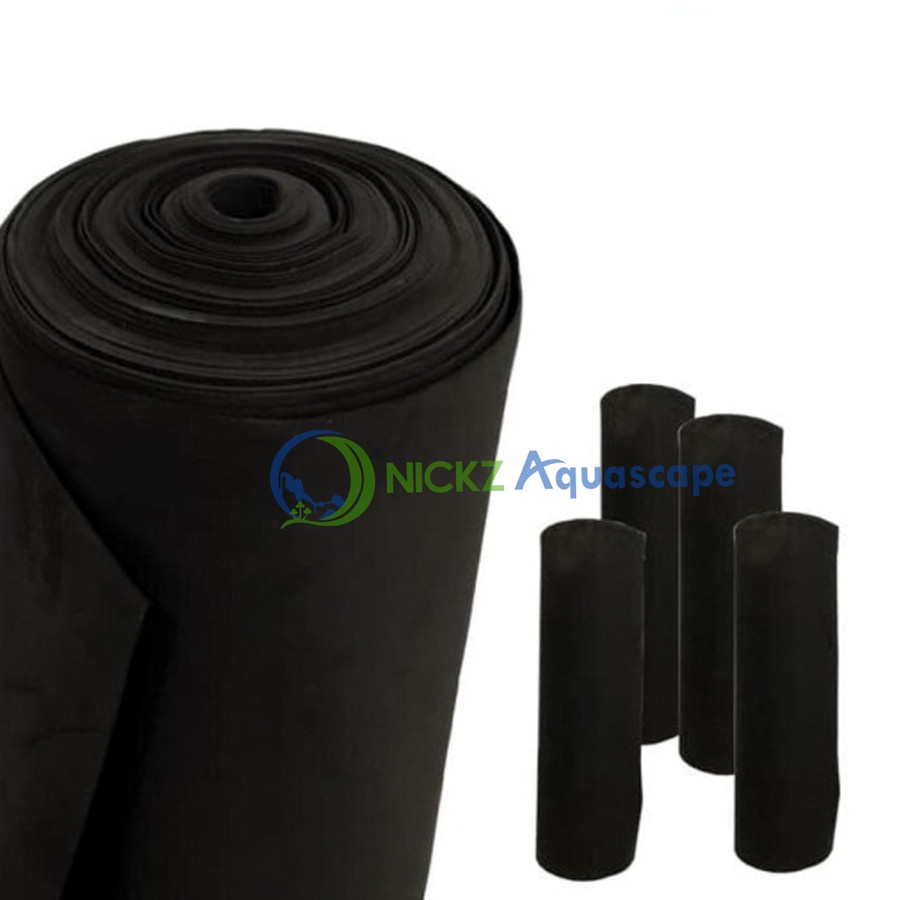 ALAS AQUARIUM / BUSA ATI TEBAL / JUAL PER CM / WARNA HITAM / HALUS