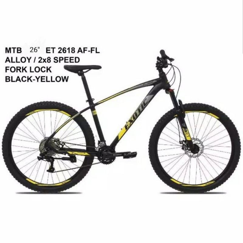 SEPEDA MTB 26" ALLOY EXOTIC 2618 AF-FL