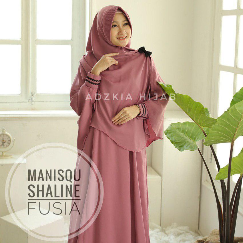 GAMIS MANISQU FUSIA - GAMIS SYAR'I - GAMIS ADZKIA HIJAB SYAR'I