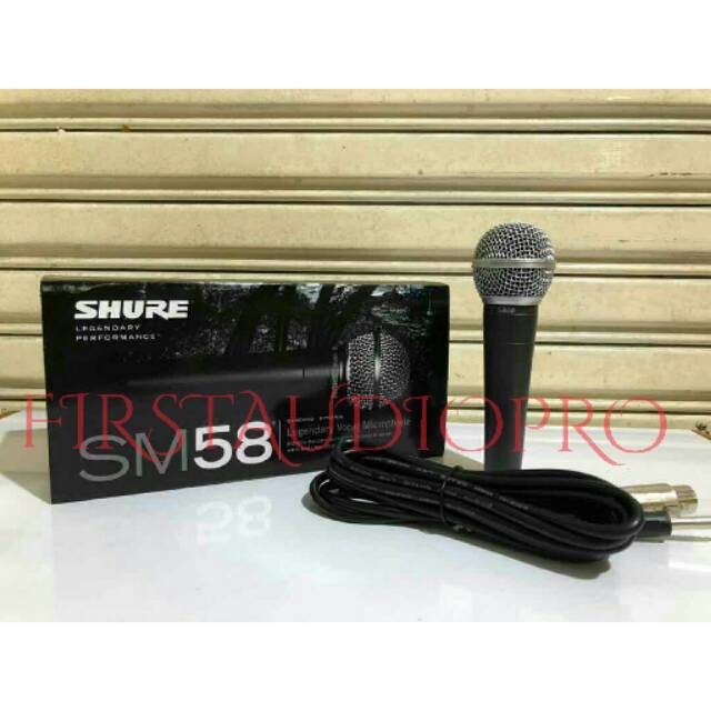 Shure SM 58 Microphone Mikrofon Kabel