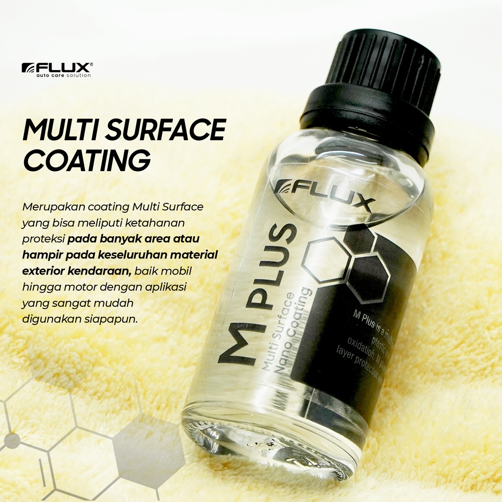 FLUX M PLUS MULTI SURFACE COATING MOTOR HELM & MOBIL 1 TAHUN WARRANTY