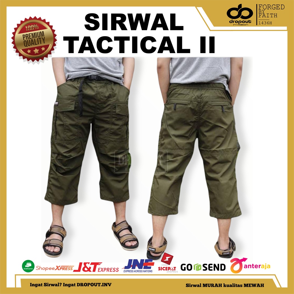 Celana Sirwal Tactical II Dropout Invasion Sirwal Bahan Premium Sirwal Outdoor Sirwal Ripstop Sirwal
