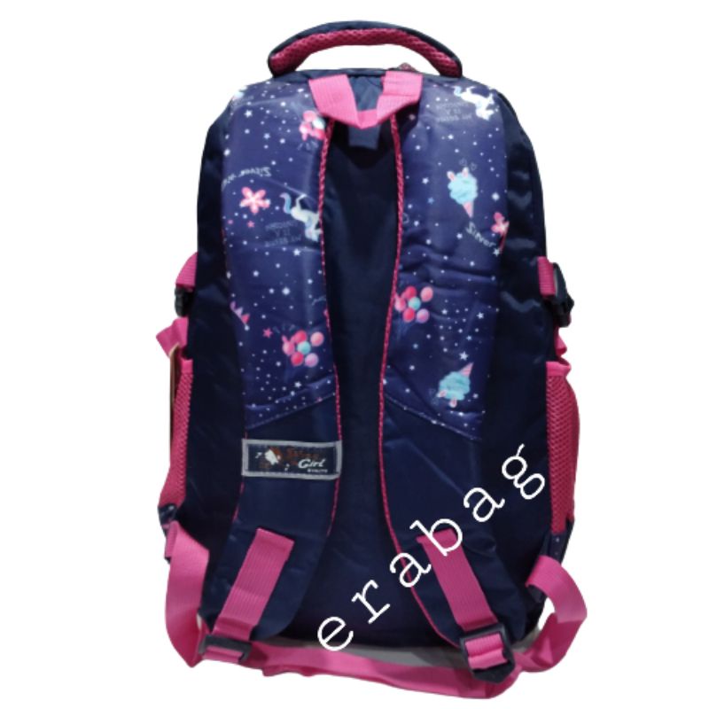 Tas Ransel sekolah wanita Backpack kekinian ALTO Silver Girl by Alto Import Original 76220S1