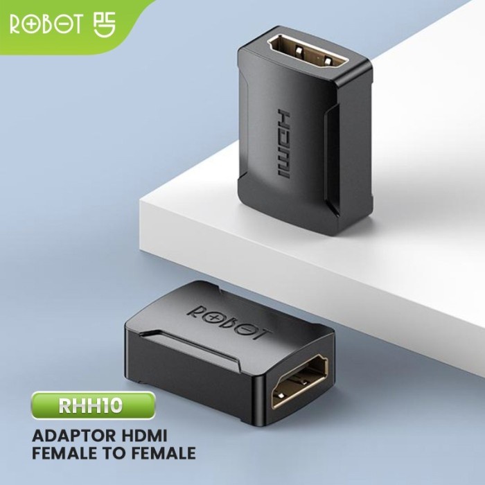 ROBOT RHH10 Adapter Ekstensi Kabel HDMI Female to Female  4K HD