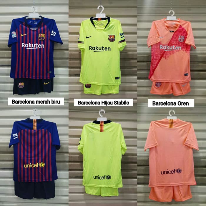 Jersey Bola Anak Barcelona