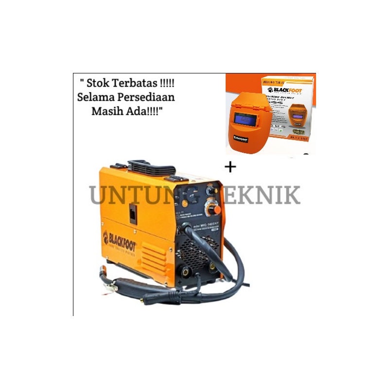 BLACKFOOT Mesin Mini MIG 140 SNY HEAVY DUTY - travo las MIG 130