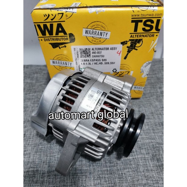 alternator dinamo cas zebra s88 s89 espass s91