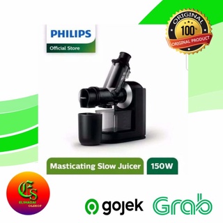 Philips Slow Juicer HR1889 Masticating Juicer - Tanpa Bubble - Tanpa