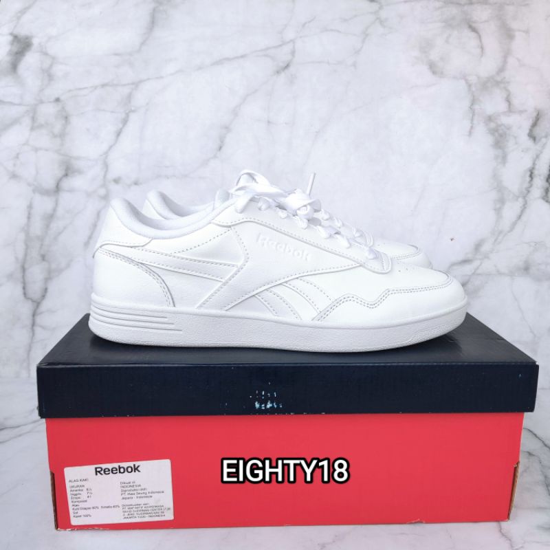 Reebok ROYAL TECHQUE T Men's Sneakers Shoes - White/White - Original Resmi