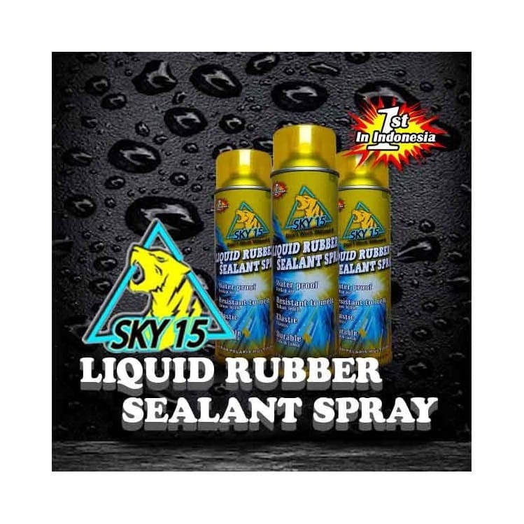 Cairan Anti Bocor Water Proof LIQUID RUBBER SEALANT SPRAY SKY 15 500ml