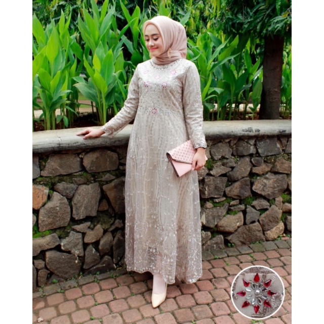 Sale!!! Gamis Erina Payet Original PB Butik