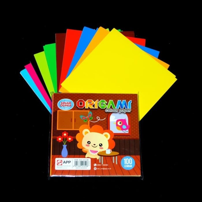 

Senikertas- Kertas Lipat Origami - Sidu Sinar Dunia 12 X 12 100 Lembar Murah! -Kertas-Seni.