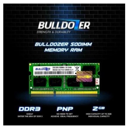 Ram laptop bulldozer ddr3 2gb pc3-12800 1600mhz 1.5v cl11 sodimm original - Memory notebook