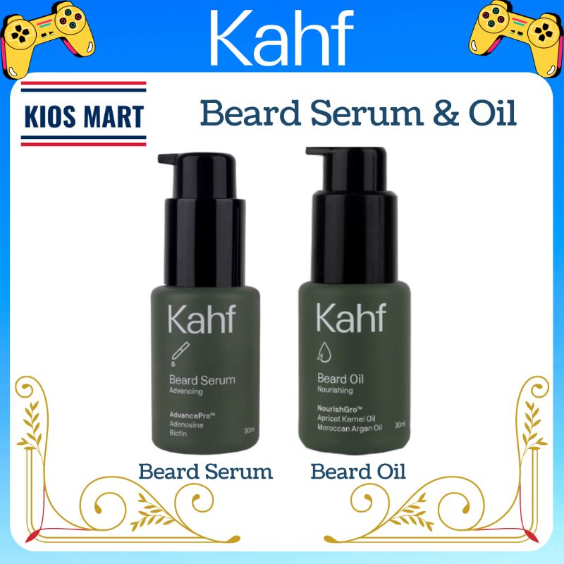 Kahf Nourishing Beard Oil &amp; Advancing Beard Serum 30ml | Minyak Perawatan Janggut