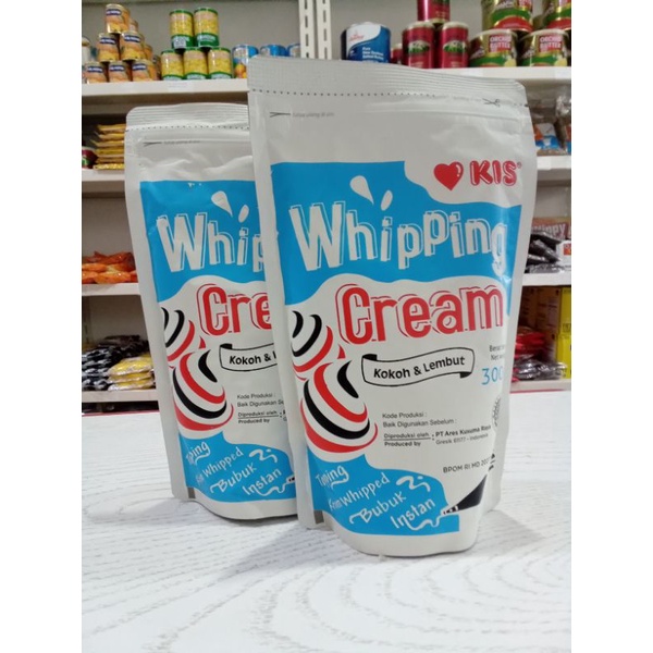 

Whipping cream KIS 300gr kemasan asli pabrik