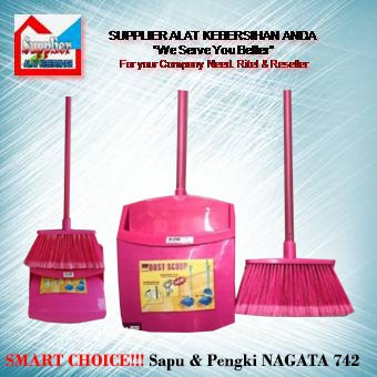 Sapu Pengki Set NAGATA 742/ Sapu dan Pengki