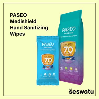 Medishield Hand Sanitizing Wipes Tisu Basah Alkohol