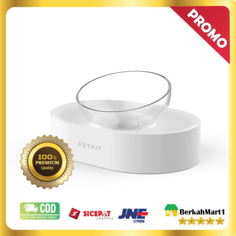 Tempat Makan Hewan Peliharaan Kucing Anjing Single Feeding Dishes Bowl - P520