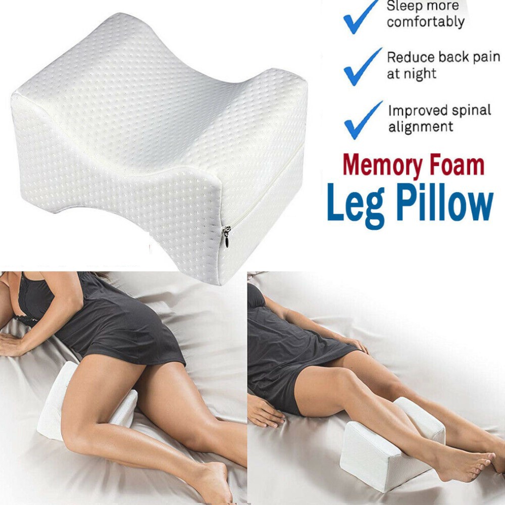 Bantal Ibu Hamil Tidur Kesehatan Memory Foam Kaki, Betis, Paha | Pregnancy Knee Leg Pillow