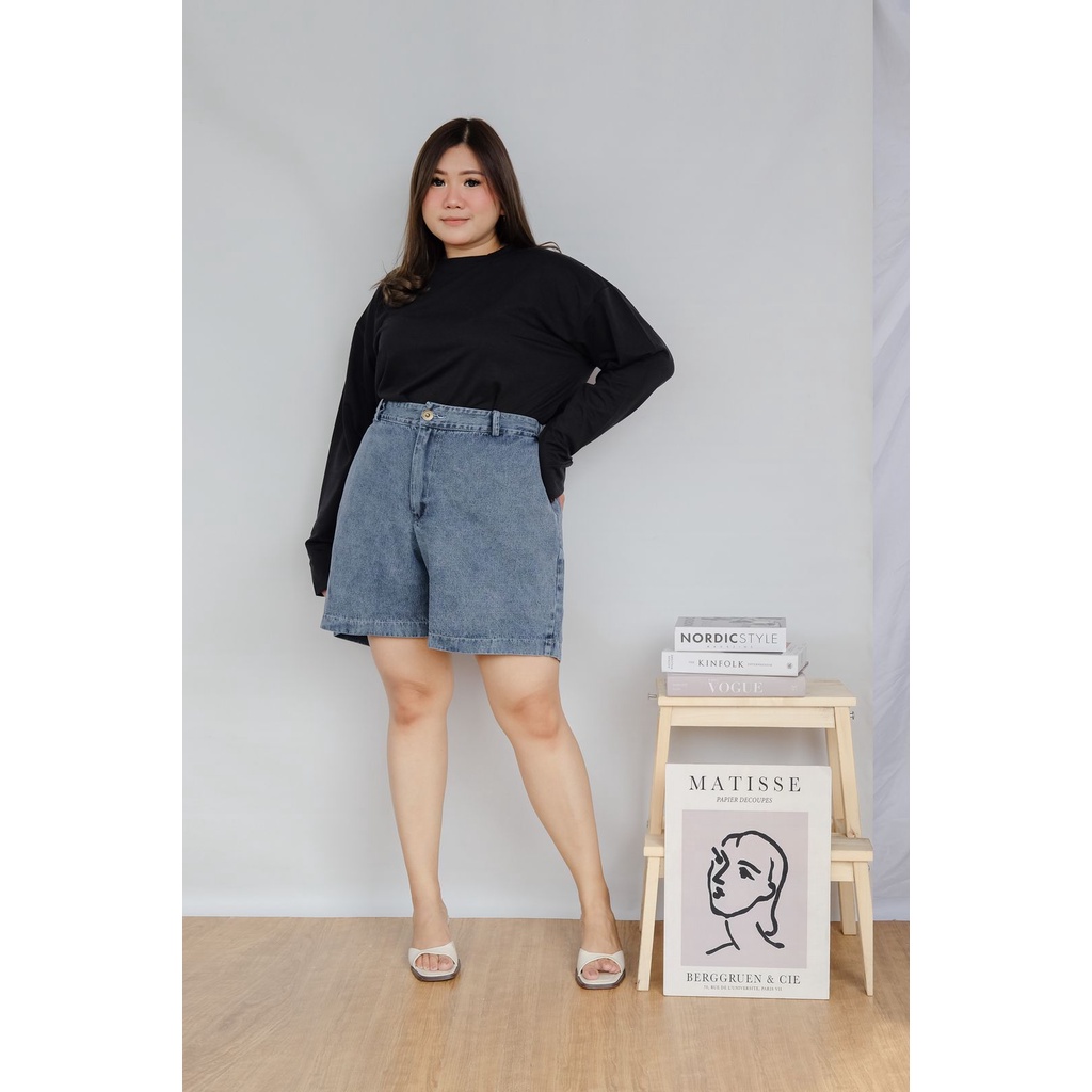 BIGWELL /CELANA JEANS PENDEK/ JEANS SHORT  / CELANA JUMBO/ CELANA BIGSIZE/ CELANA JUMBO MURAH/ CELANA BIGSIZE MURAH