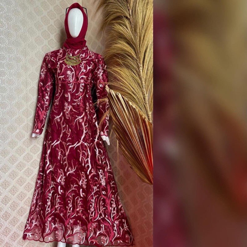 Baju Gamis Wanita Terbaru Gamis Brokat