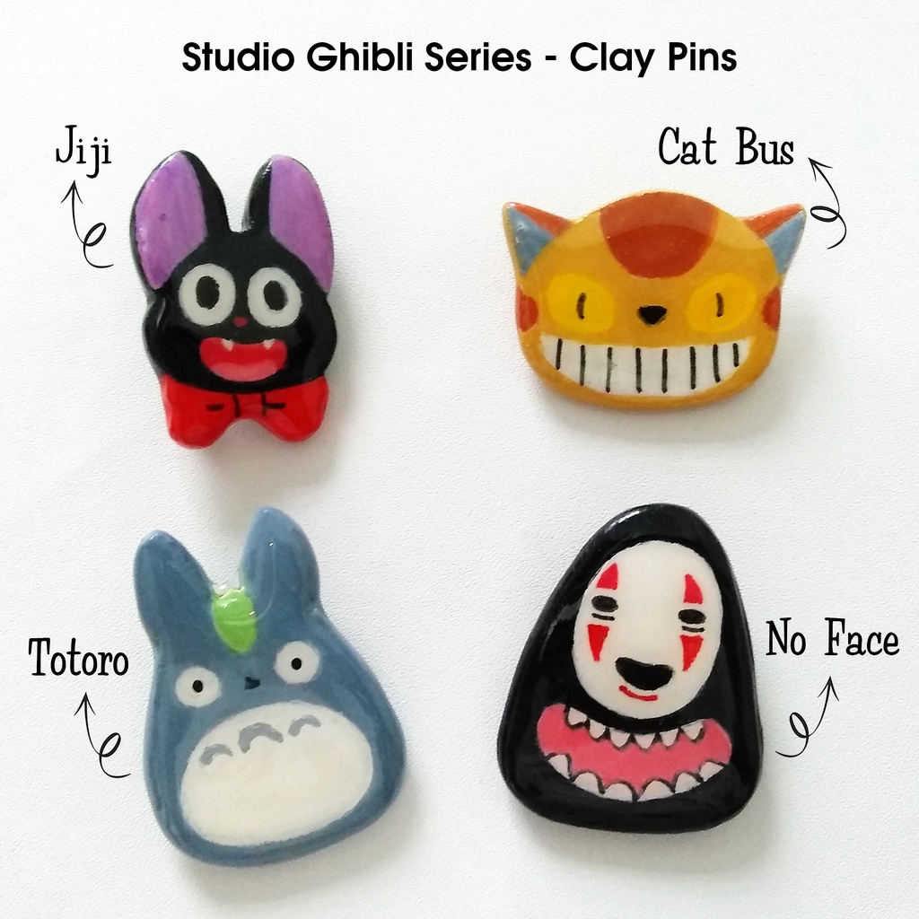 Jual clay pins clay keychains clay handmade bros clay charm air dry