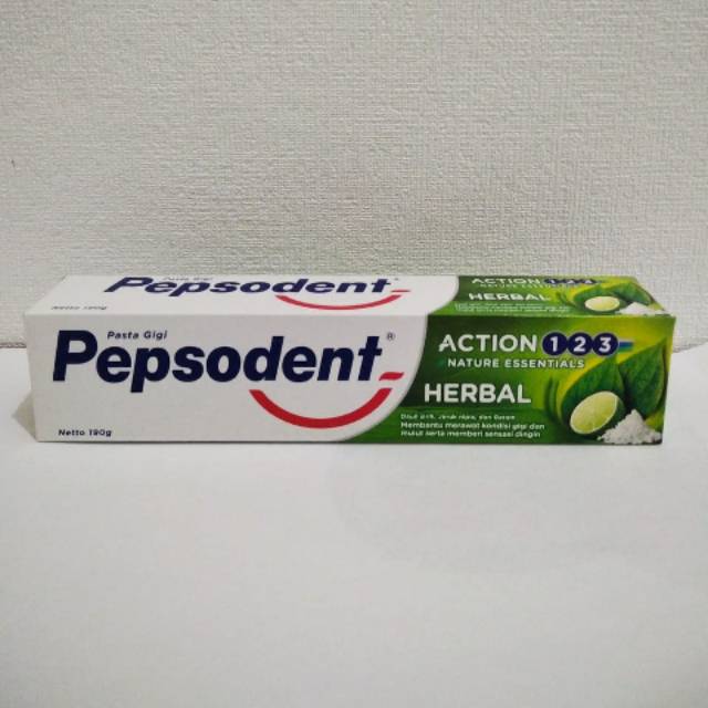 pasta gigi pepsodent herbal 75g/120g/190g/odol