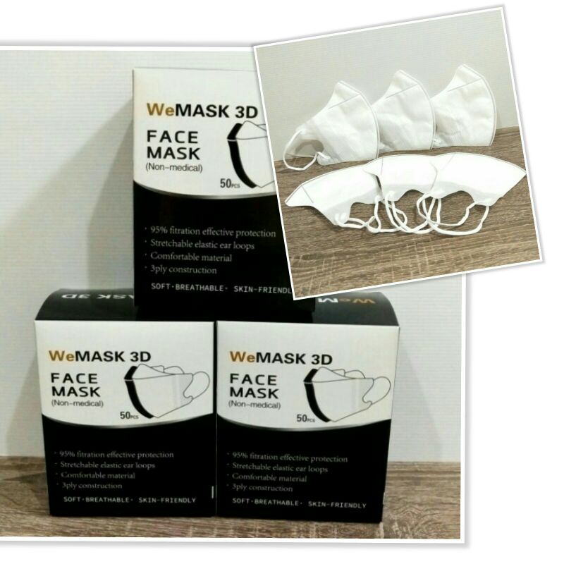 we mask duckbill 3D isi 50pcs