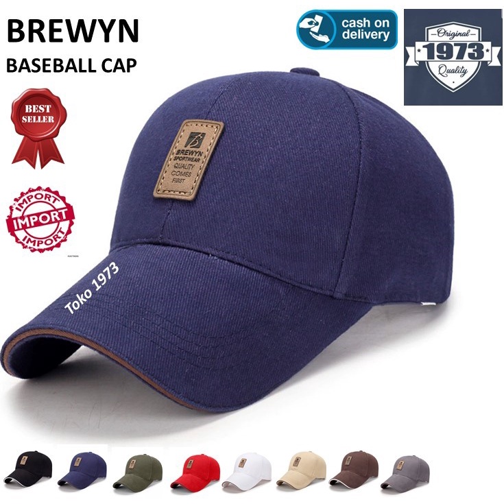 Baseball cap : BREWYN - EDIKO - Topi baseball topi golf topi pria topi wanita