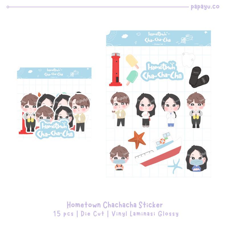 

[ LAST STOCK ] Hometown Chachacha Sticker | Stiker Kdrama Merchandise